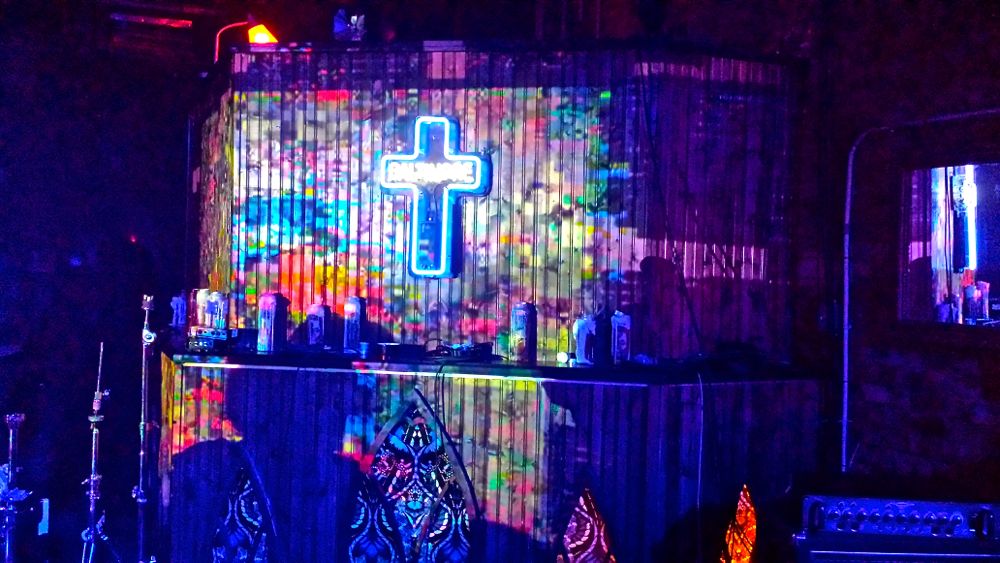 Gord Bond visuals for New Hands' show at Baltimore House