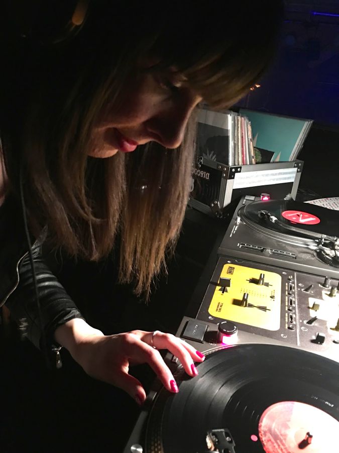 Kristin Archer DJing