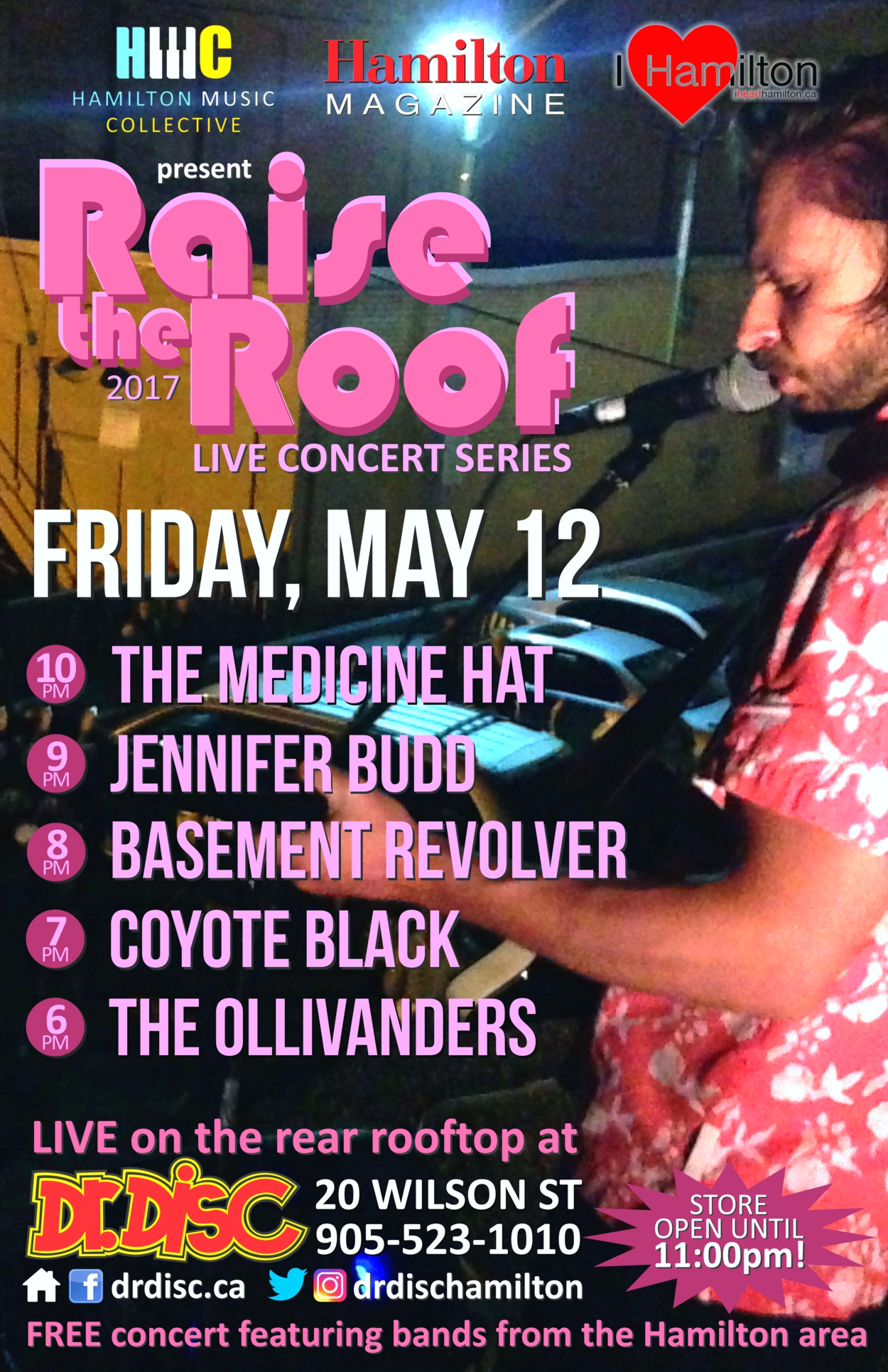 I HEART HAMILTON CO-PRESENTS RAISE THE ROOF @ DR. DISC (MAY 12)