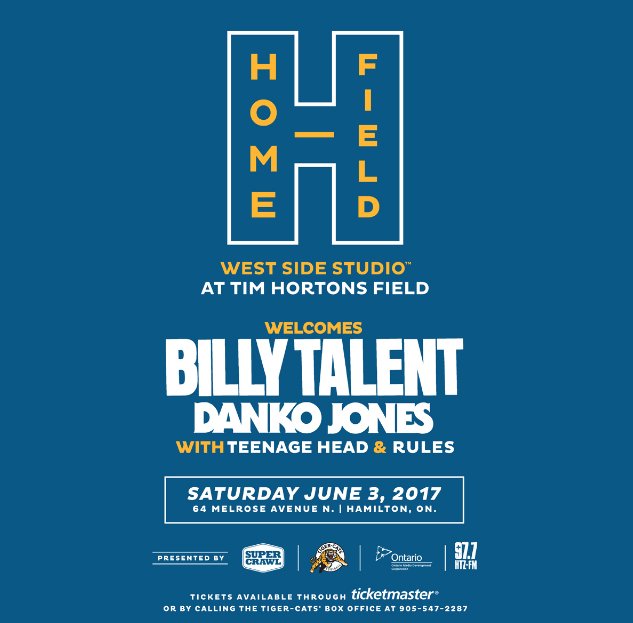 CONTEST: HOME FIELD FT. BILLY TALENT