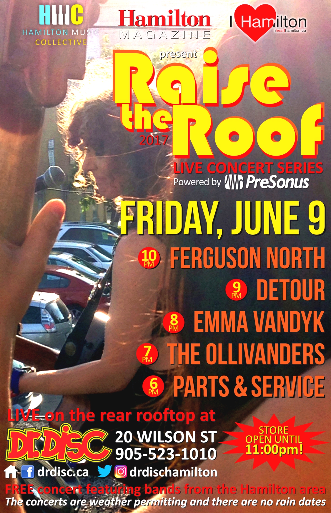 I HEART HAMILTON CO-PRESENTS RAISE THE ROOF @ DR. DISC (June 9)