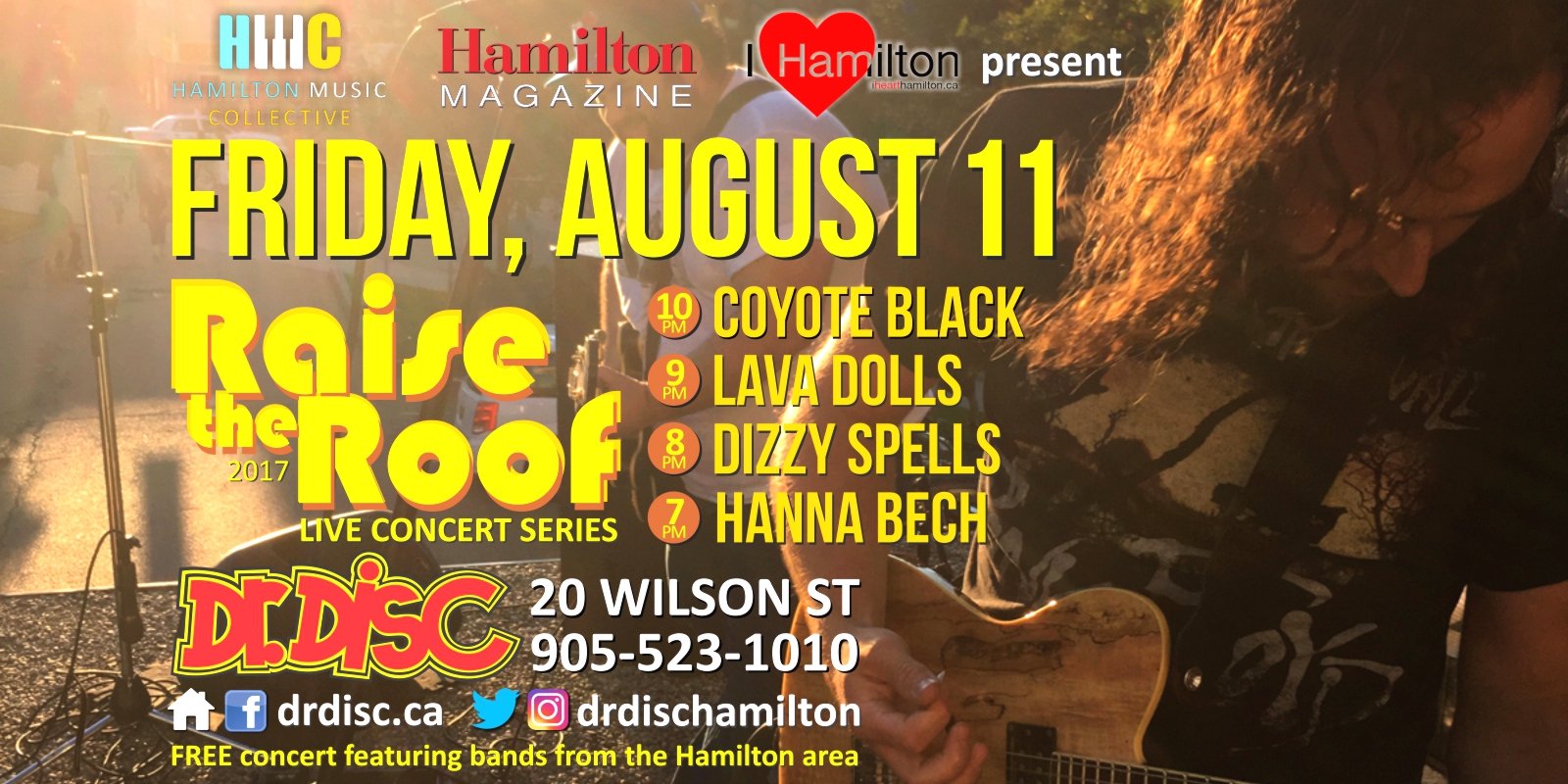 Raise the Roof at Dr. Disc - August 11, 2017