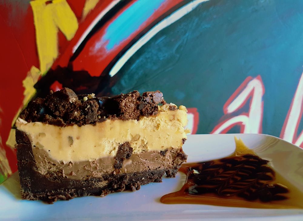 Chocolate & Peanut Butter cake from Bean Bar